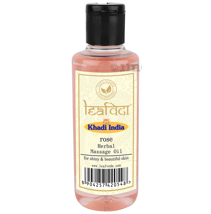 Khadi Leafveda Ayurvedic Rose Herbal Massage Oil