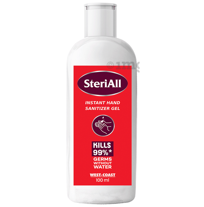 SteriAll Instant Hand Sanitizer Gel (100ml Each)
