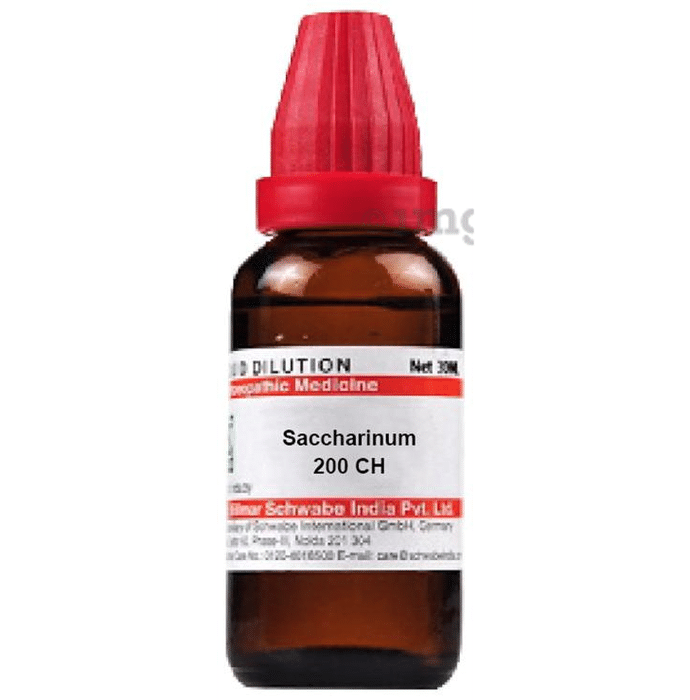 Dr Willmar Schwabe India Saccharinum Dilution 200 CH