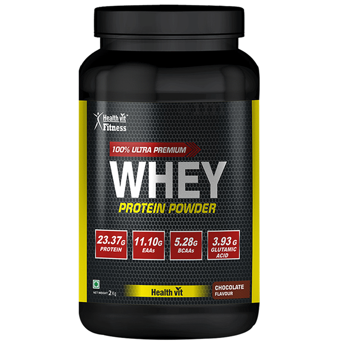 HealthVit 100% Ultra Premium Whey Protein Powder Chocolate