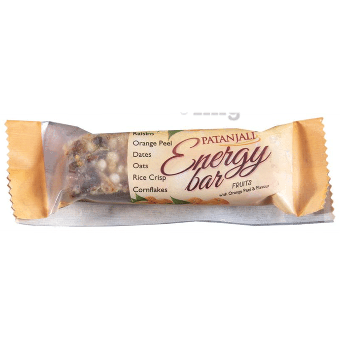 Patanjali Ayurveda Energy Bar with Orange Peel