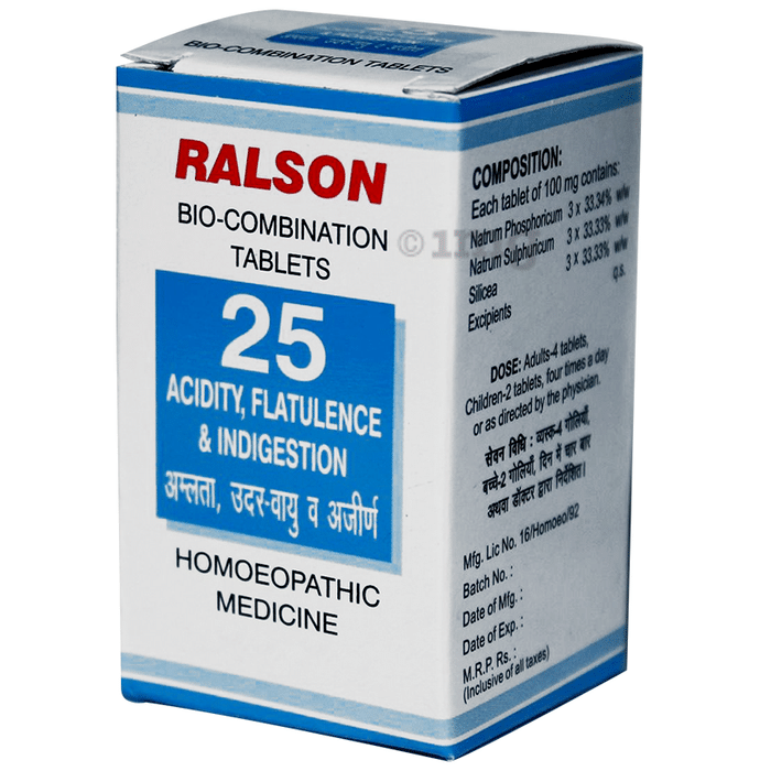 Ralson Remedies Bio-Combination 25 Tablet