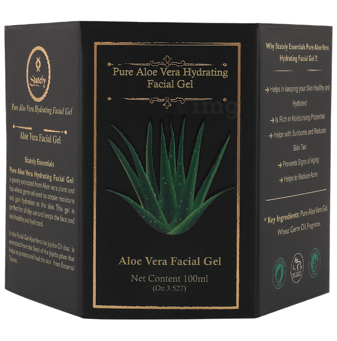 Stately Essentials Pure Aloe Vera Hydrating Facial Gel