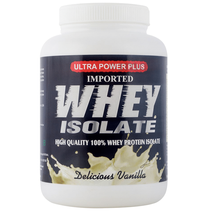 Search Foundation Ultra Power Plus Whey Isolate Protein Powder Delicious Vanilla
