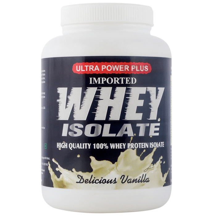 Search Foundation Ultra Power Plus Whey Isolate Protein Powder Delicious Vanilla