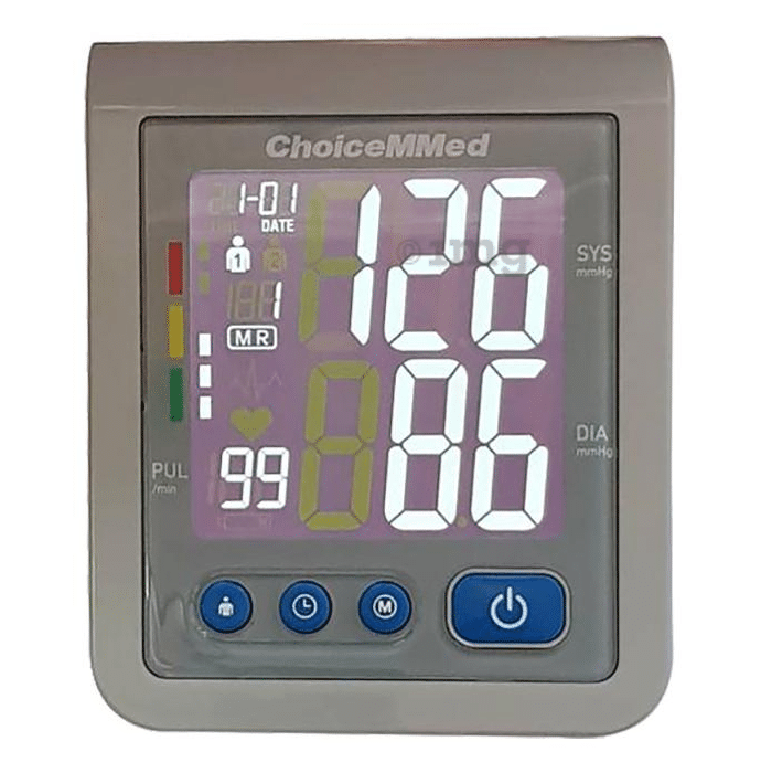 ChoiceMMed CBP1E2 Blood Pressure Monitor Grey