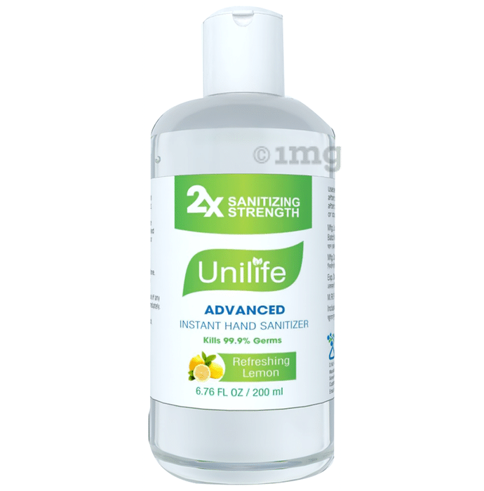 Unilife Advanced Instant Gel Hand Sanitizer Refreshing Lemon