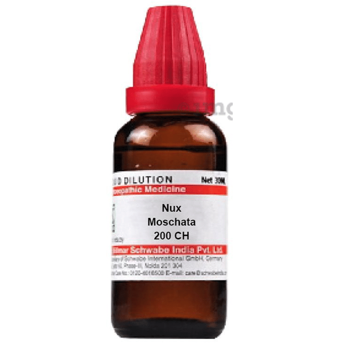 Dr Willmar Schwabe India Nux Moschata Dilution 200 CH