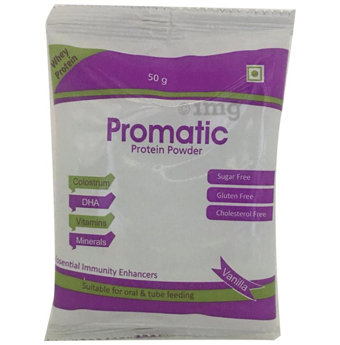 Promatic Protein Powder Sugar Free: Buy packet of 50 0 gm Powder at Promatic Protein Powder Sugar Free: Buy packet of 50 0 gm Powder at