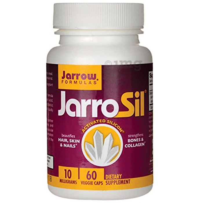 Jarrow Formulas Jarrosil Veggie Caps with Activated Silicon | For Skin, Hair, Nails & Bones