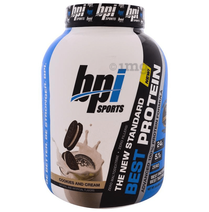 BPI Sports Best Protein Powder Cookies & Cream