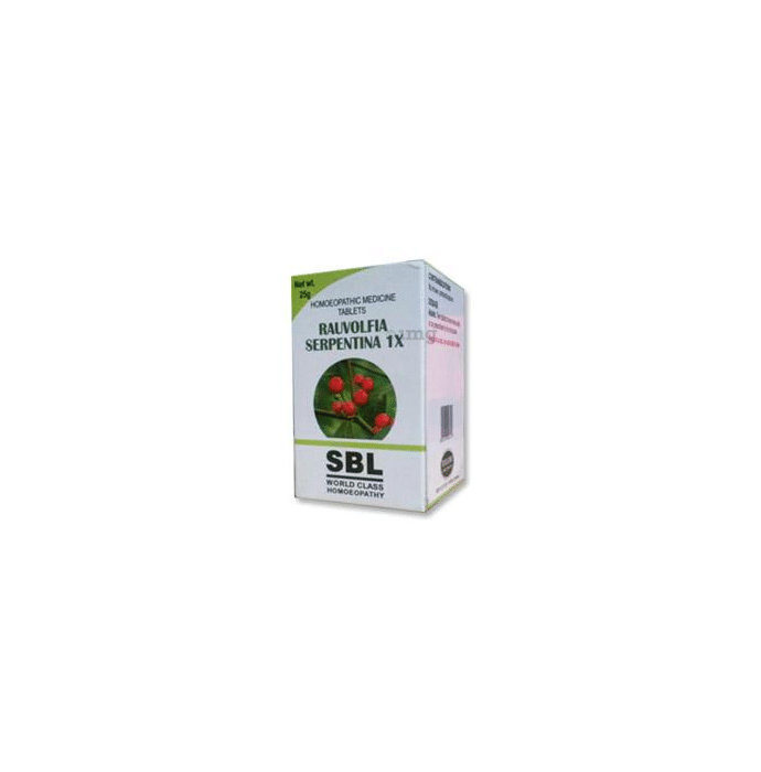 SBL Rauvolfia Serpentina Tablet 1X