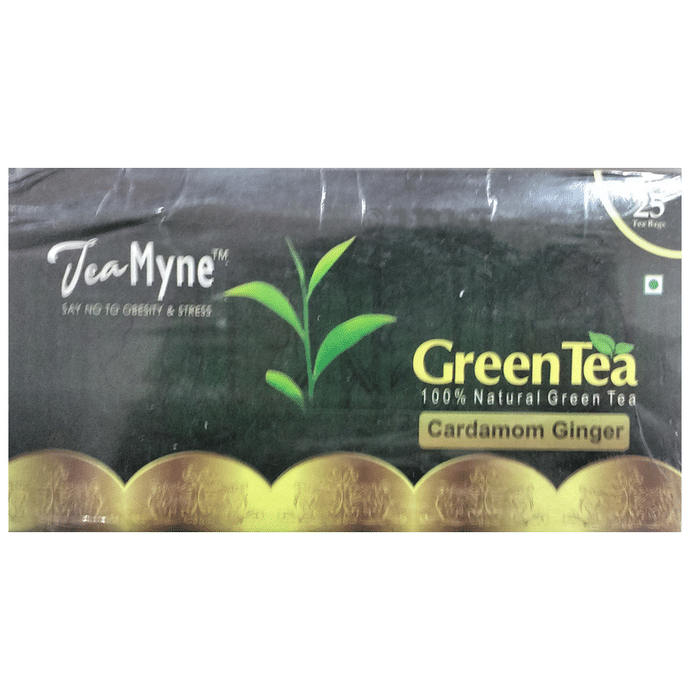Teamyne Green Tea (2gm Each) Cardamom Ginger