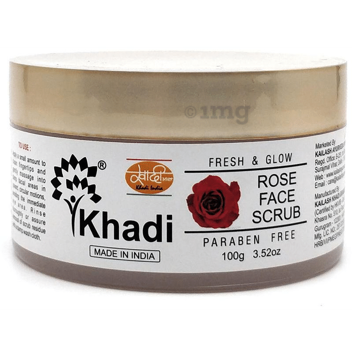 Khadi India Rose Face Scrub