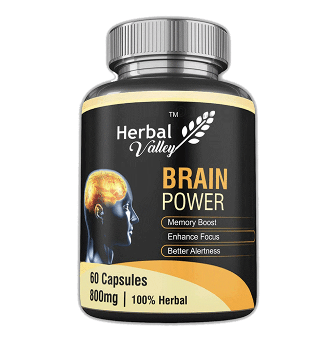 Herbal Valley Brain Power 800mg Capsule