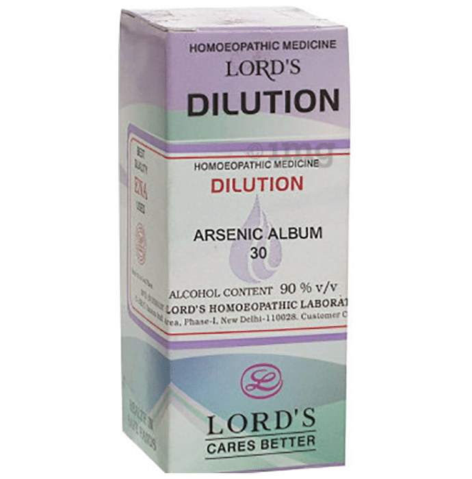 Lord's Arsenic Album Dilution 30 CH