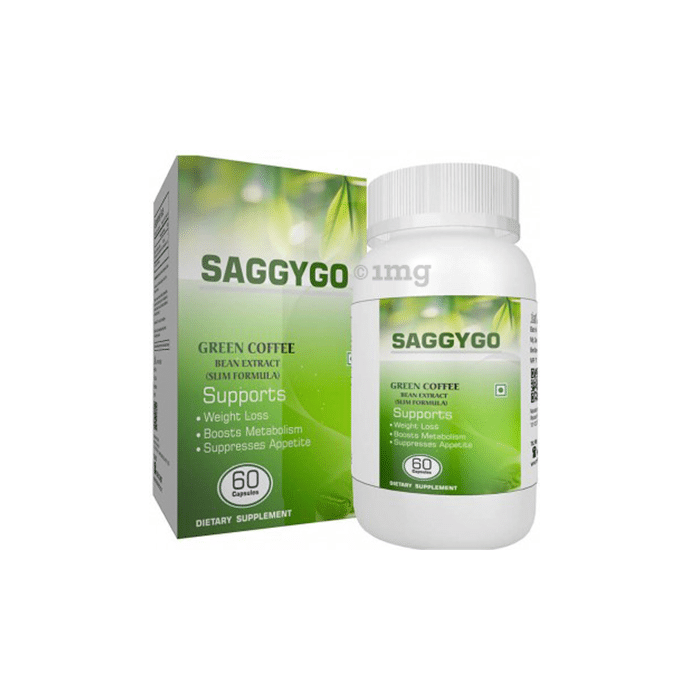 Saggy Go Green Coffee Bean Extract 800mg Capsule