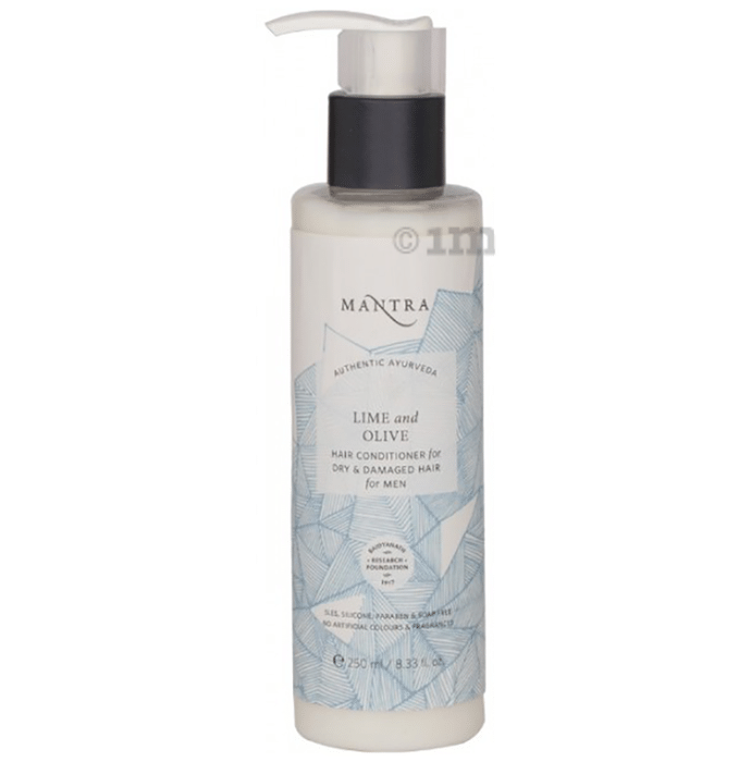 Mantra Lime and Olive Hair Conditioner for Dry and Damaged Hair for Men