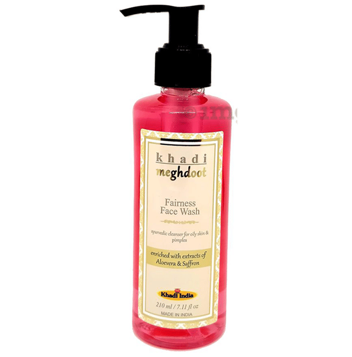 Khadi Meghdoot Fairness Face Wash Buy pump bottle of 210 ml Face Wash
