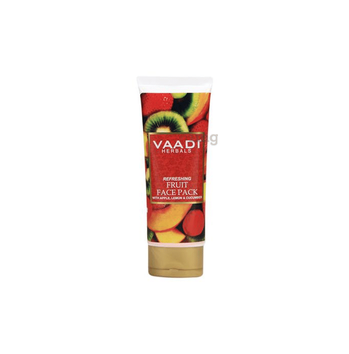 Vaadi Herbals Refreshing Fruit Face Pack with Apple, Lemon & Cucumber