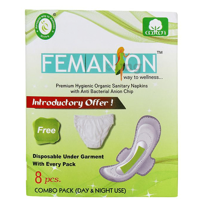 Femanion Sanitary Napkins with Disposable Under Garment Free