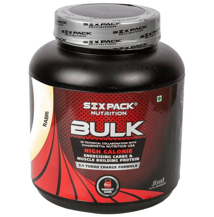 Sixpack Nutrition Bulk Weight Gainer Protein Rabri
