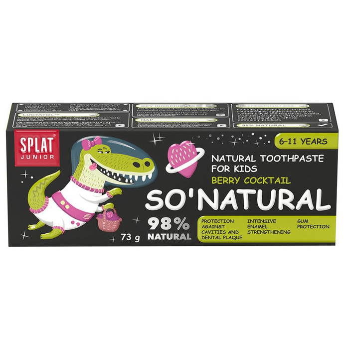 Splat Junior So'Natural Toothpaste (6-11Year) Berry Cocktail