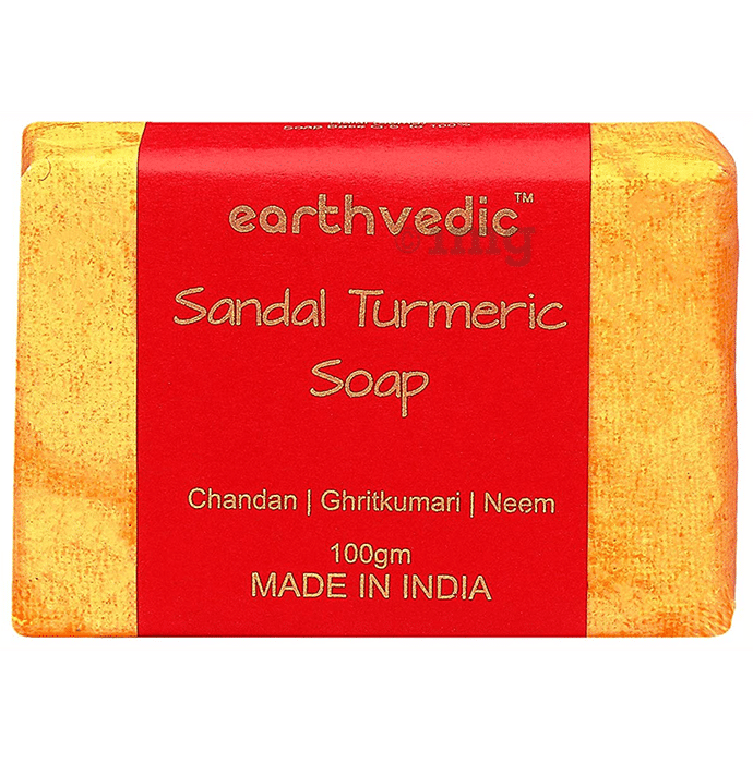 Earthvedic Sandal and Turmeric Soap