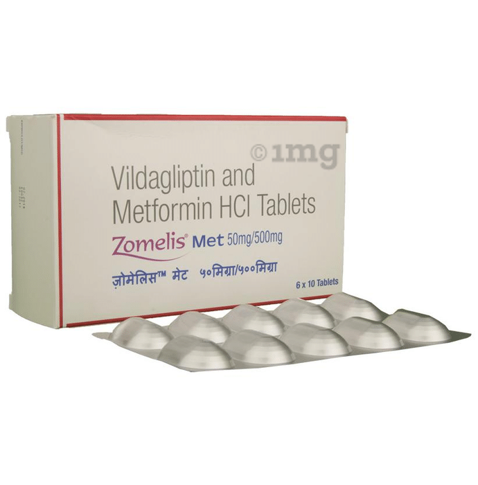 Zomelis Met 50mg/500mg Tablet
