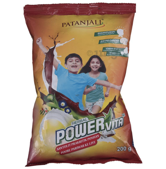 Patanjali Ayurveda Herbal Powervita Powder Refill pack