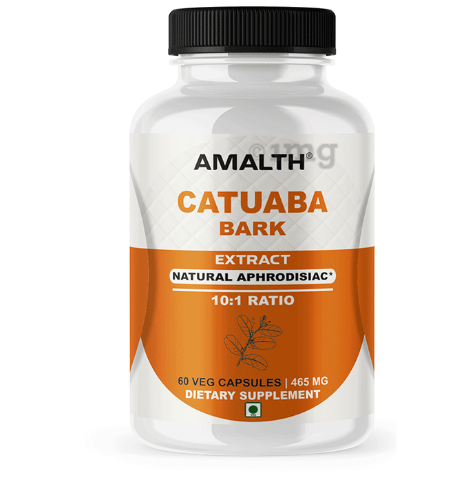 Amalth Catuaba Bark Extract Veg Capsules