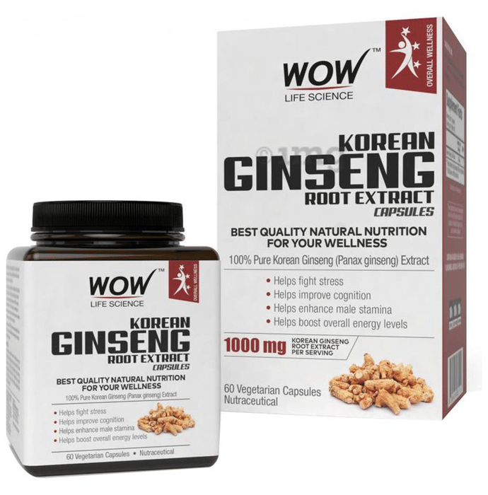 WOW Skin Science Life Science Korean Ginseng Root Extract Capsule