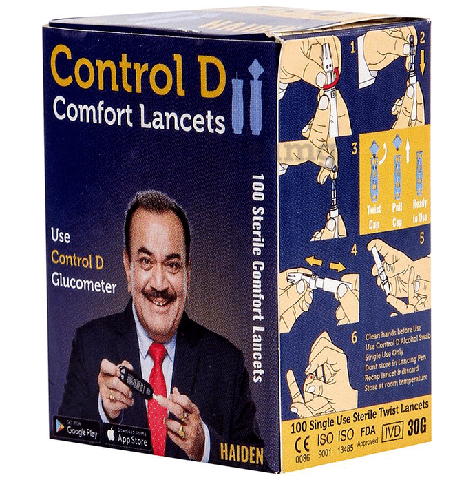 Control D Comfort Lancets