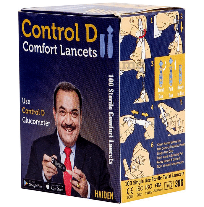 Control D Comfort Lancet (Only Lancets)