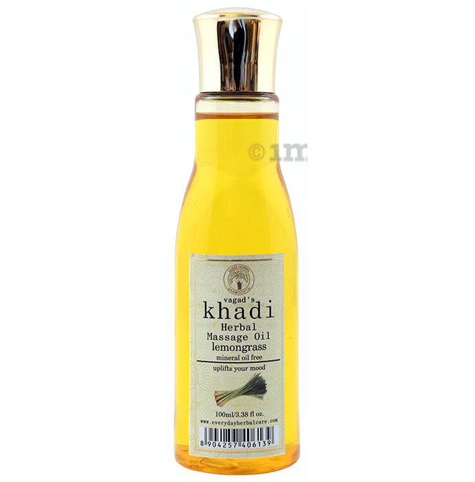 Vagad's Khadi Lemongrass Herbal Massage Oil