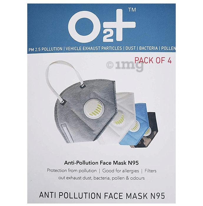 O2+ Anti Pollution Face Mask N95