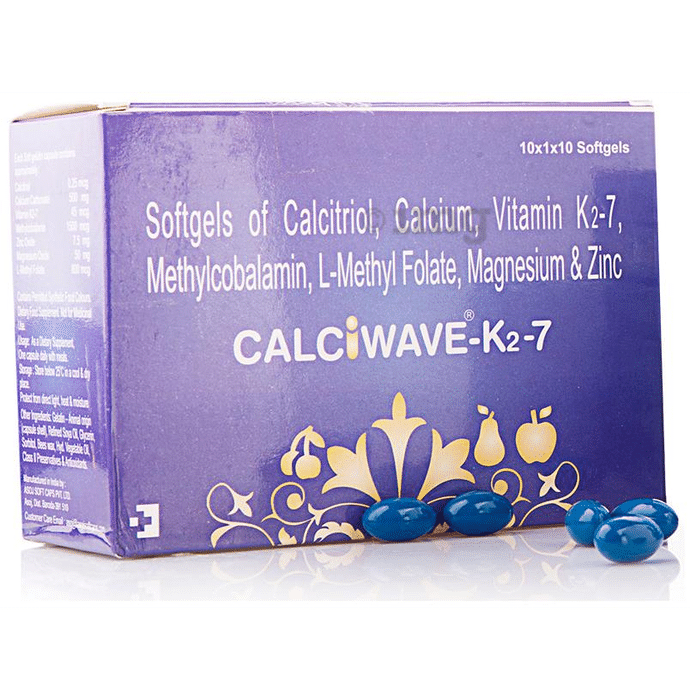 Calciwave K2 7 Soft Gelatin Capsule