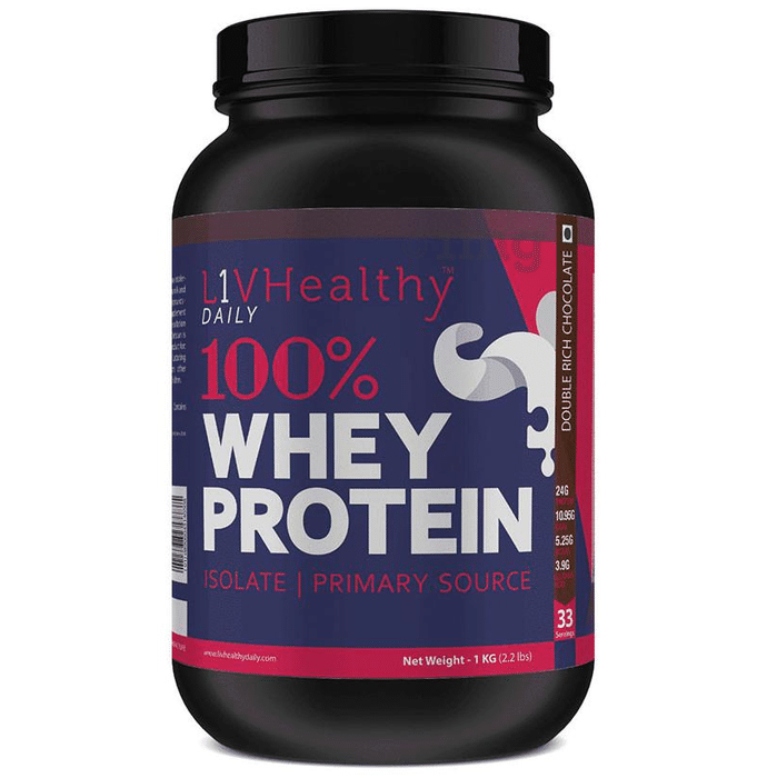Livhealthy 100% Whey Protein Double Rich Chocolate