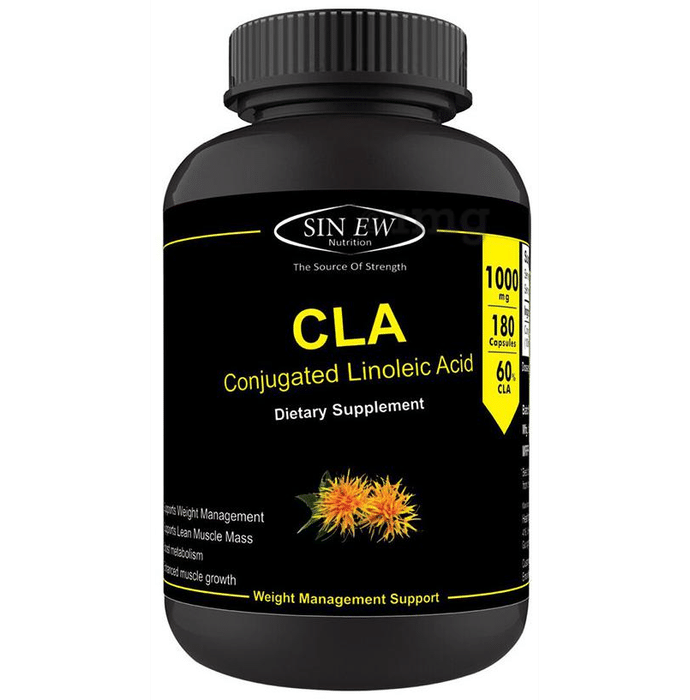 Sinew Nutrition CLA Fat Burner 1000mg with Conjugated Linoleic Acid Unflavoured