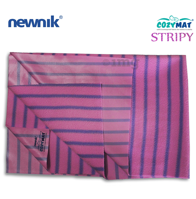 Newnik Cozymat Stripy Soft (Broad Stripes) (Size: 50cm X 70cm) Small Lavender