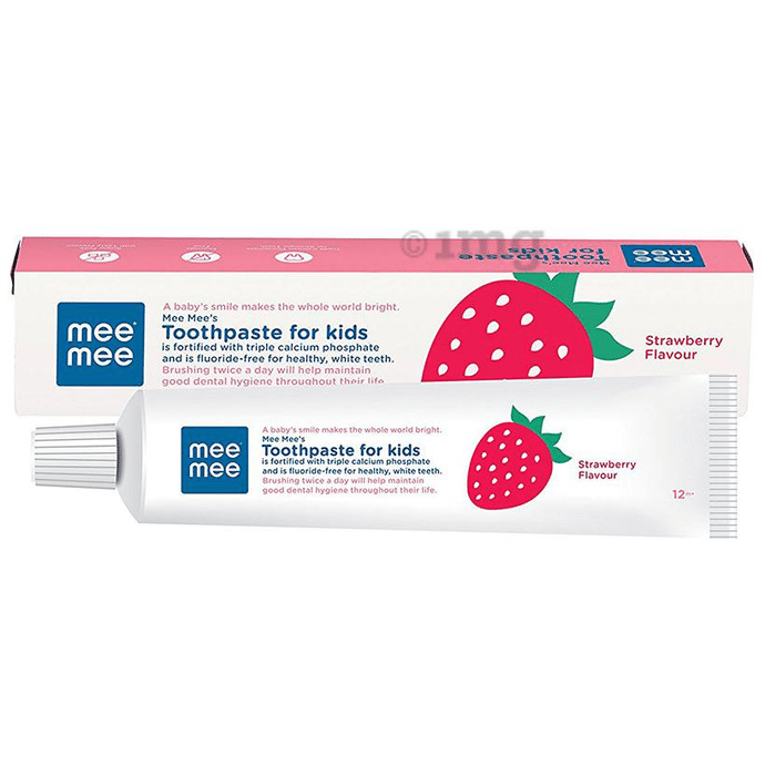 Mee Mee Fluoride Free Toothpaste for Kids Strawberry