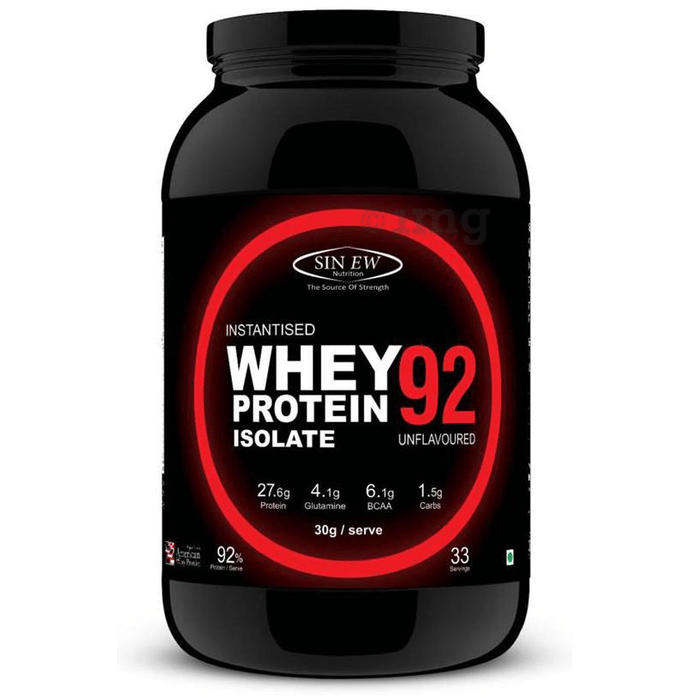 Sinew Nutrition Instantised Whey Protein Isolate 92% Unflavoured