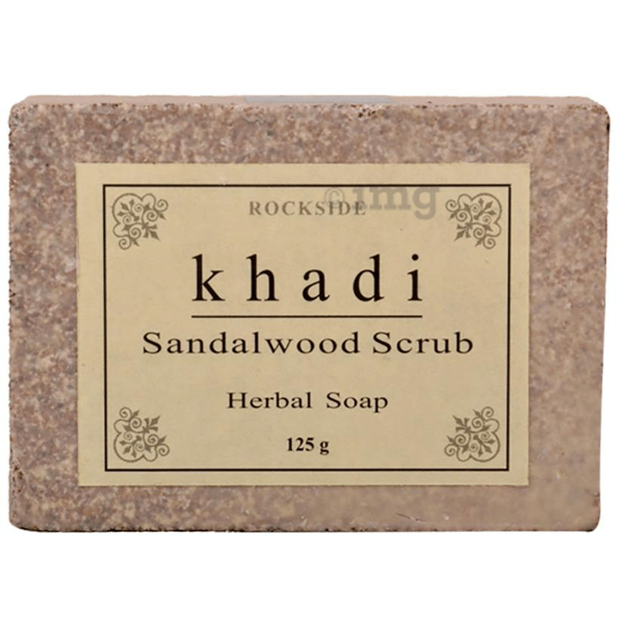 Khadi Naturals Sandalwood Scrub Herbal Soap