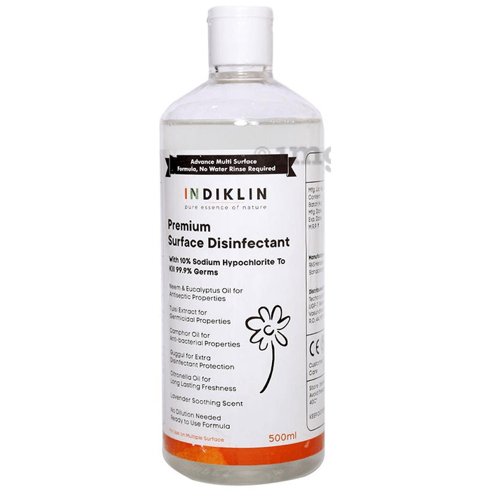 Indiklin Premium Surface Disinfectant (500ml Each) Lavender