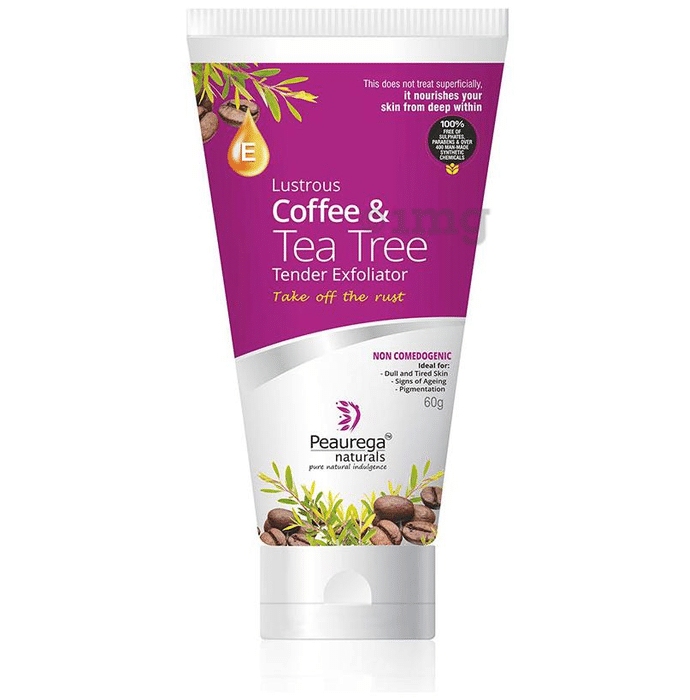 Peaurega Naturals Lustrous Coffee and Tea Tree Tender Exfoliator