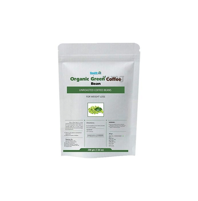 HealthVit Organic Unroasted Green Coffee Beans