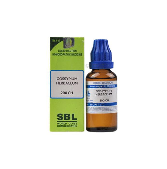 SBL Gossypium Herbaceum Dilution 200 CH