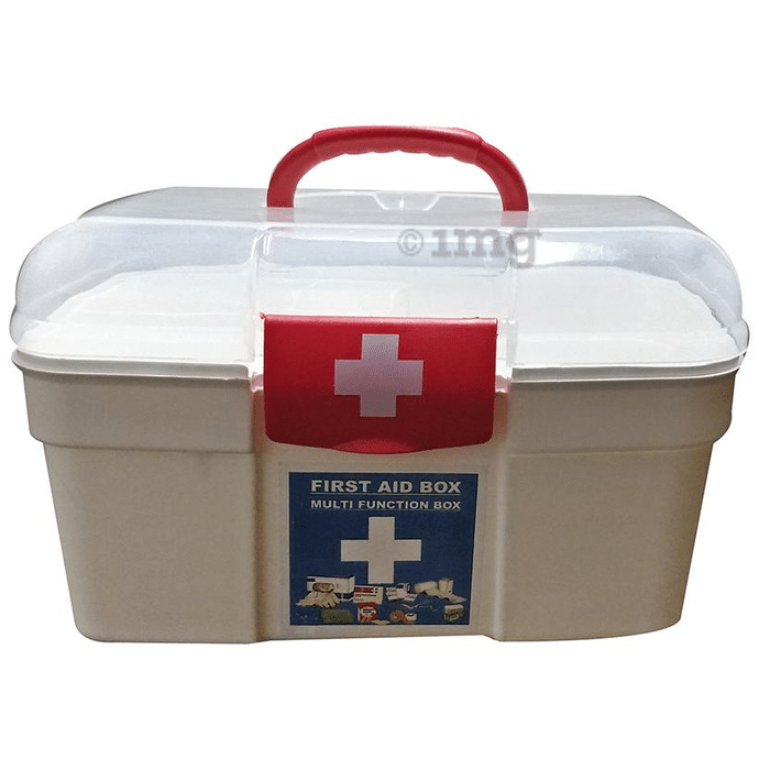 Isha Surgical Plastic First Aid Box Small White