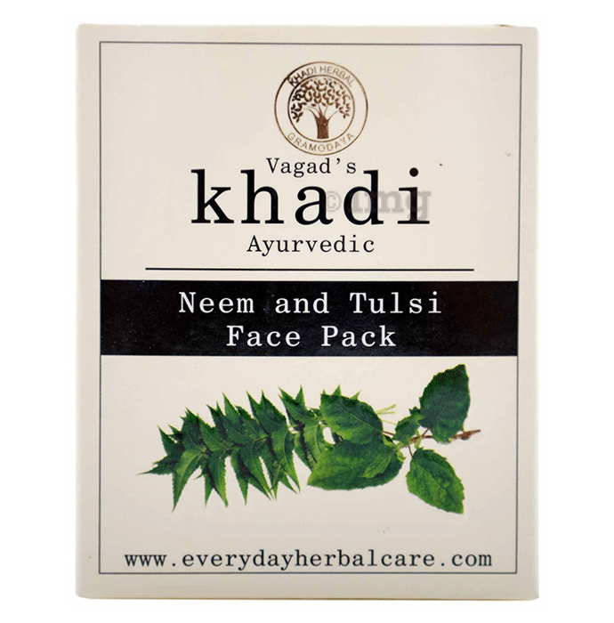 Vagad's Khadi Neem and Tulsi Face Pack Powder