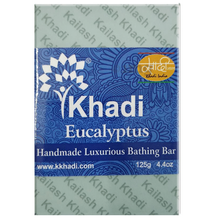 Khadi India Eucalyptus Handmade Luxurious Bathing Bar